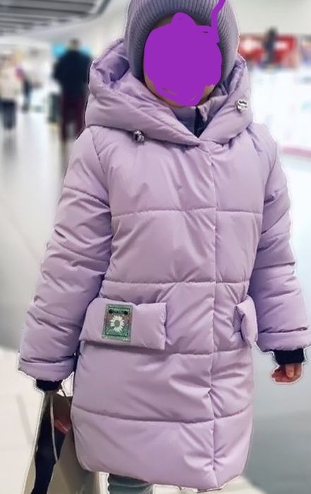 Куртка зимова тепла дівчинка 110