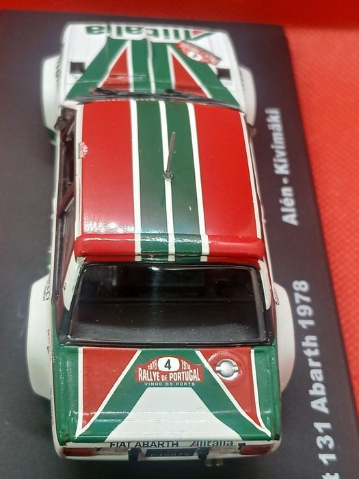 Miniatura 1:43 Fiat 131 Abarth Alén Rally de Portugal  Novo