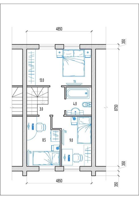 Таунхаус для жизни в Лесках. 5 мин. к морю. Рассрочка
