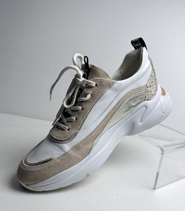 Sneakersy skórzane  Nero Giardini r.41 styl casual premium
