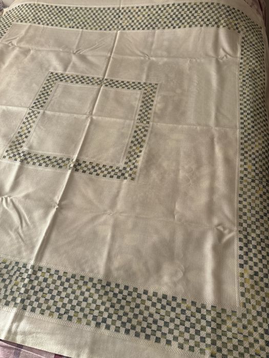 Toalha de mesa ponto cruz feita à mão 160 × 160