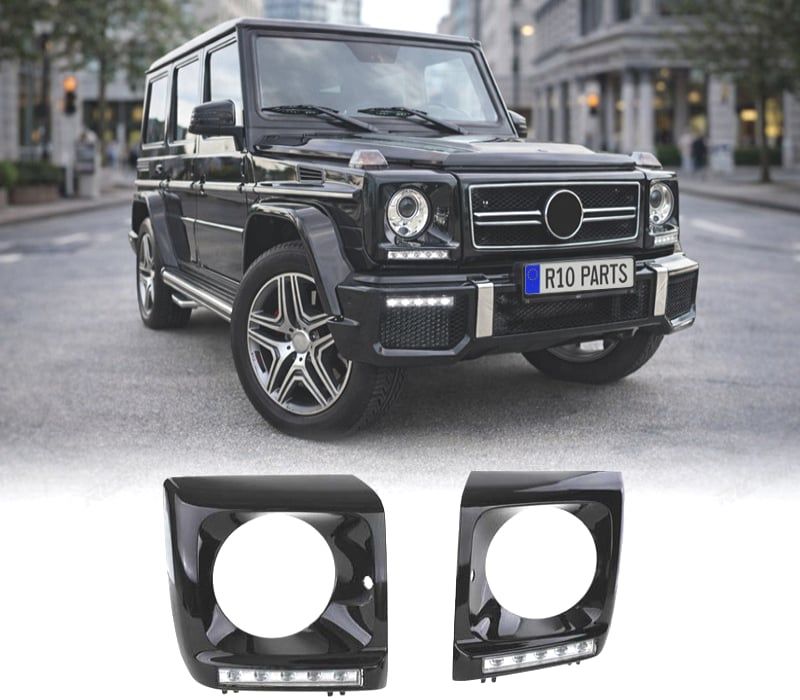 KIT CONJUNTO LUZ DIURNA MERCEDES CLASE G W463 90-12 LOOK AMG G65