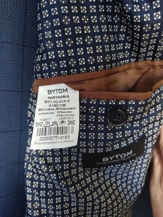 Marynarka, Bytom, rozmiar 182/108