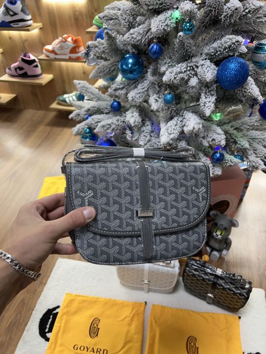 Сумка Через Плече GOYARD Pm Black / White / Grey