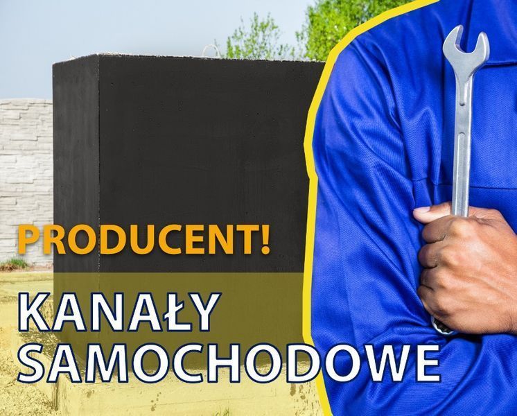 Betonowe kanały samochodowe 4m od producenta Łódź i okolice