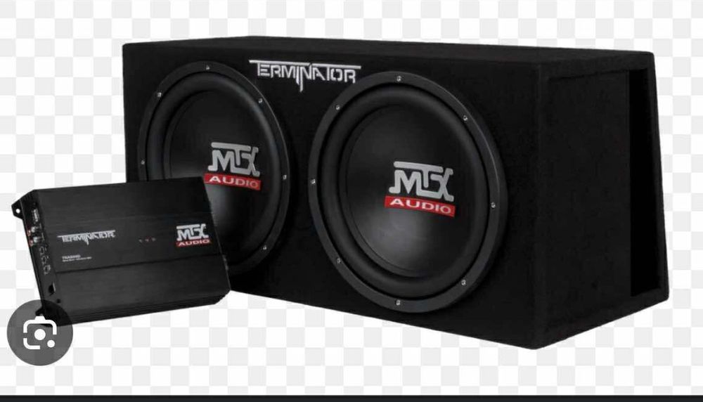 Subwoofer wzmacniacz komplet