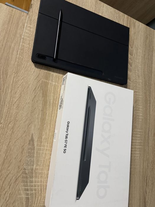 Samsung Galaxy Tab S7 FE 5G 128GB Mystic Black + Klawiatura + Rysik
