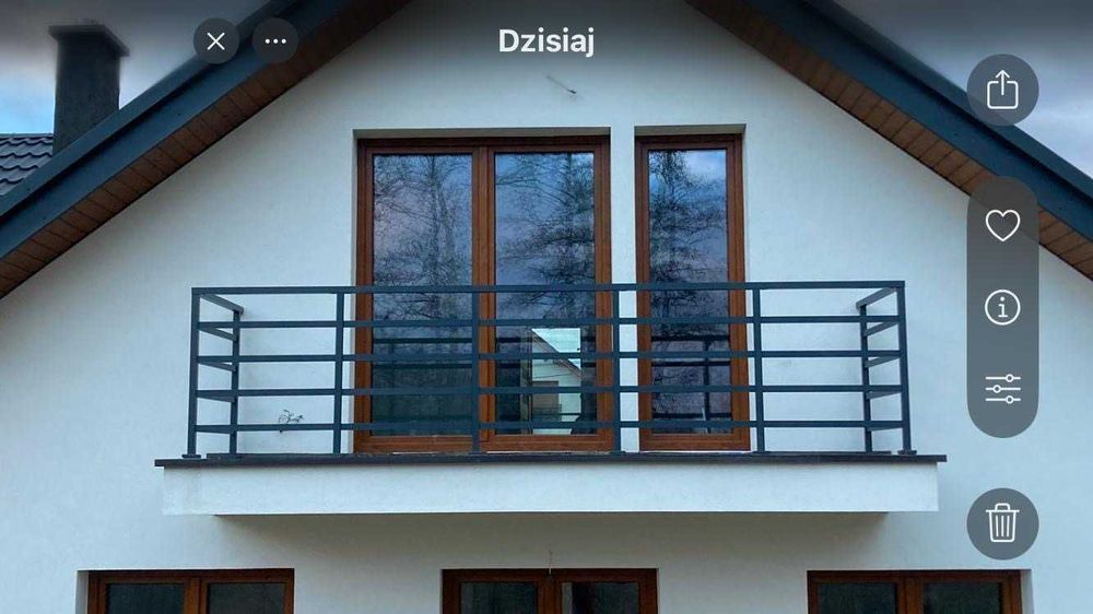 Balustrada balkonowa balustrady aluminiowe