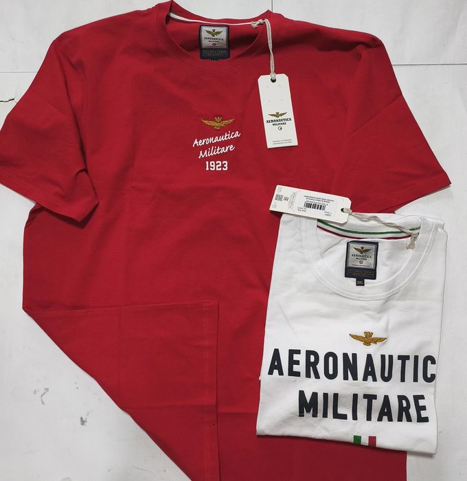 Футболка Aeronautica Militare, стрейч котон 56-58 XXXL.