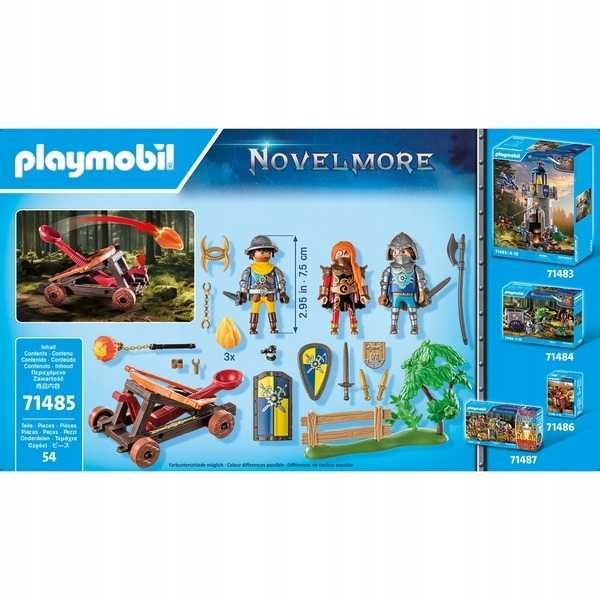 Playmobil 71485 Zasadzka na poboczu NOVELMORE KATAPULTA 3 FIGURKI C210