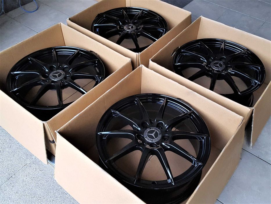 Alufelgi 17 5x112 Mercedes A B C CLA GLA V Vito Viano Czarne ! 260#