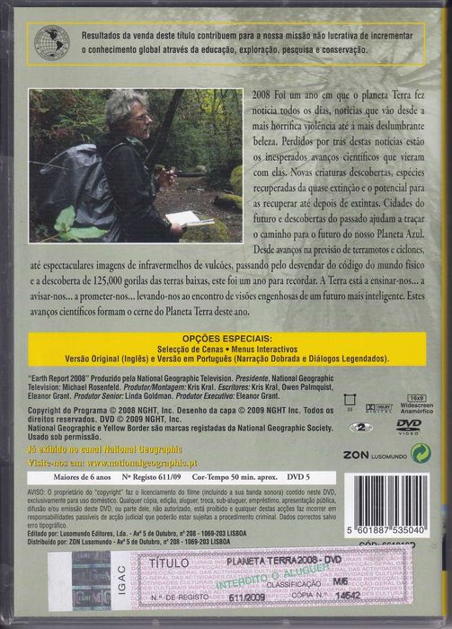 DVD - National Geographic [Planeta Terra]