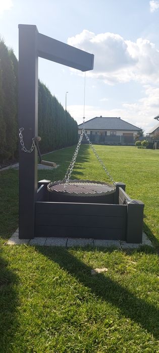 NOWY Grill, ruszt, kociołek, kołowrotek Zimowa PROMOCJA ognisko