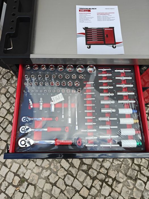 Carrinho de 7/6 gavetas cheias XXL