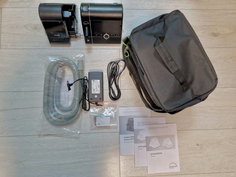 Новий автоматичний сіпап апарат Lowenstein Prisma Smart з маскою