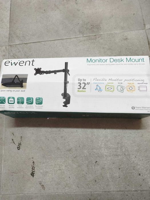 Suporte de mesa para monitor Ewent EW1510 até 32”