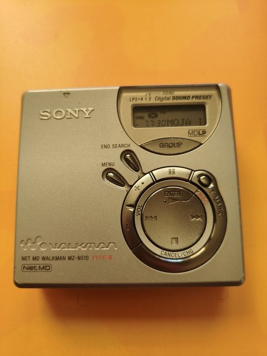Sony Net MD Walkman MZ-N510 Type-S – sprawny + MiniDisc
