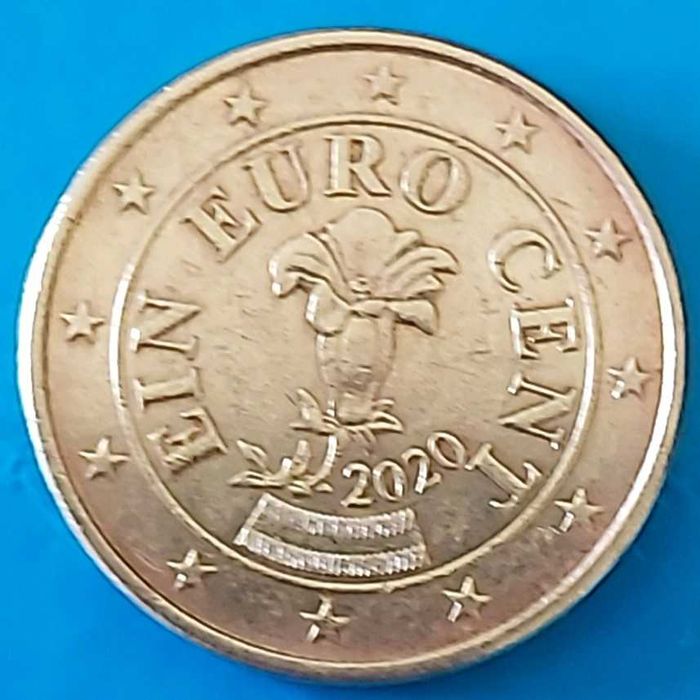 1 cêntimo de 2020 da Áustria