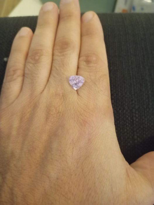 Kunzita Rosa Natural 5.90 Cts - Excelente Brilho e Claridade
