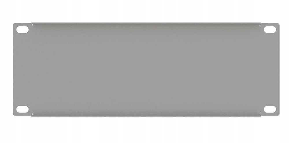 Zestaw 10x Panel Maskujący Maskownica RACK 10" 2U Szara Stalflex