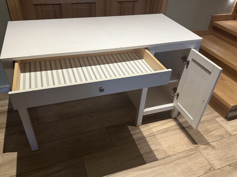 Ikea biurko hemnes białe