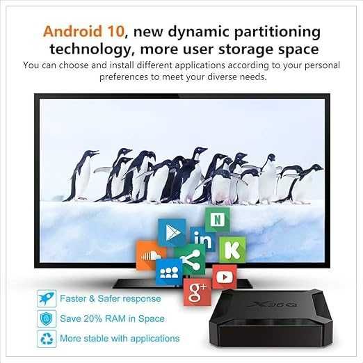 TV Box Android 10 Smart TV 2gb/16gb WiFi 4K 787