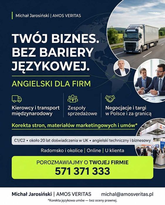 Angielski dla firm | Szkolenia | Negocjacje i targi | Korekta tekstów