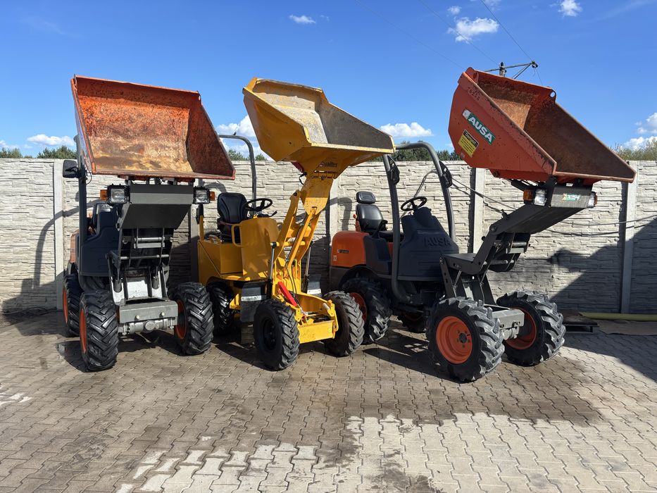 Wozidlo budowlane Ausa D120 AHA Kubota 4x4 wysoki wysyp