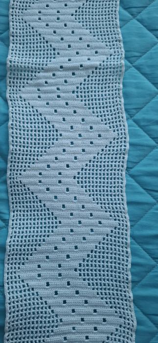 Naperão em crochê,  branco