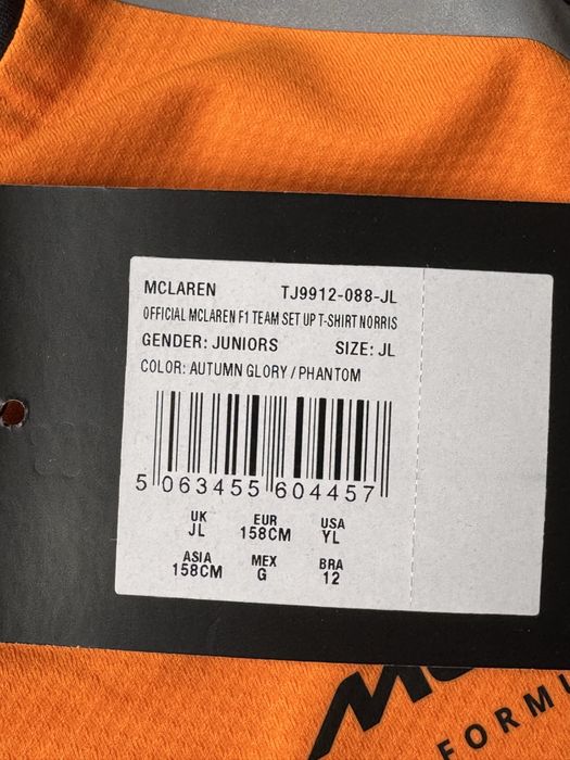 Camisola original F1 Maclaran Norris 2025