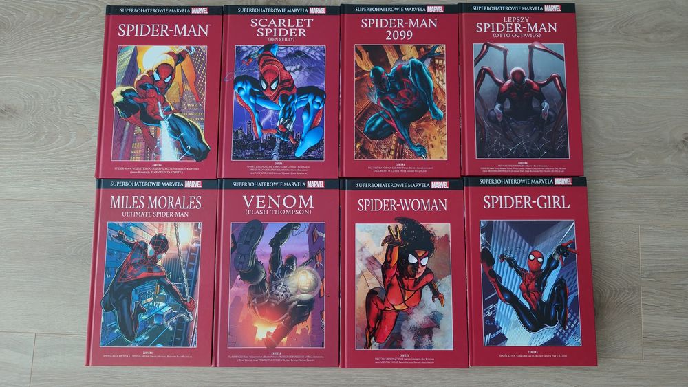 Superbohaterowie Marvela Spider-Man zestaw 8 tomów (Spider-woman, Venom..)