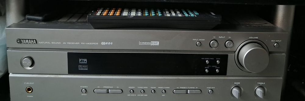 Zestaw Amplituner YAMAHA RX-V430 RDS/DTS/Pilot i kolumny Maudio 110W