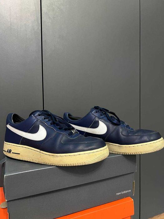 Кроссовки Nike Air Force 1 Low синие — Размер 45 (29 см)