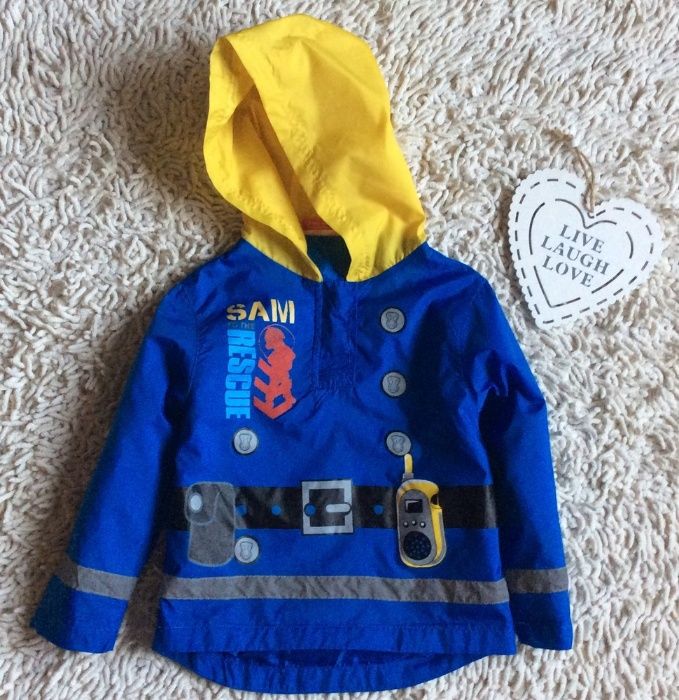 Ветровка-дождевик на 1-2 года