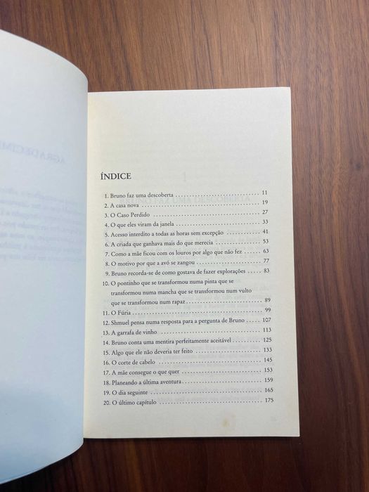 Livro O Rapaz do Pijama às Riscas