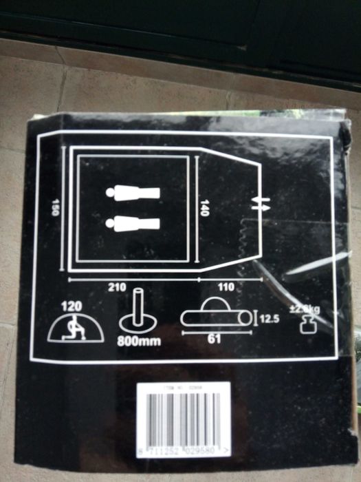 Tenda Campismo Dunlop 2 Pessoas