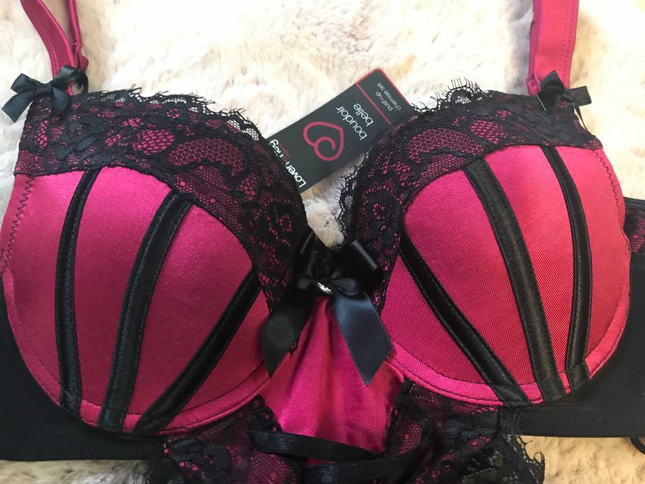 r L Gorset / Koszulka + Stringi komplet bielizny seksowny Strój ero