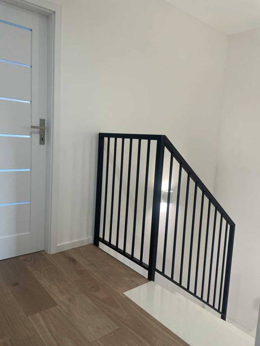 Barierka stalowa, wewnętrzna, balustrada schodowa