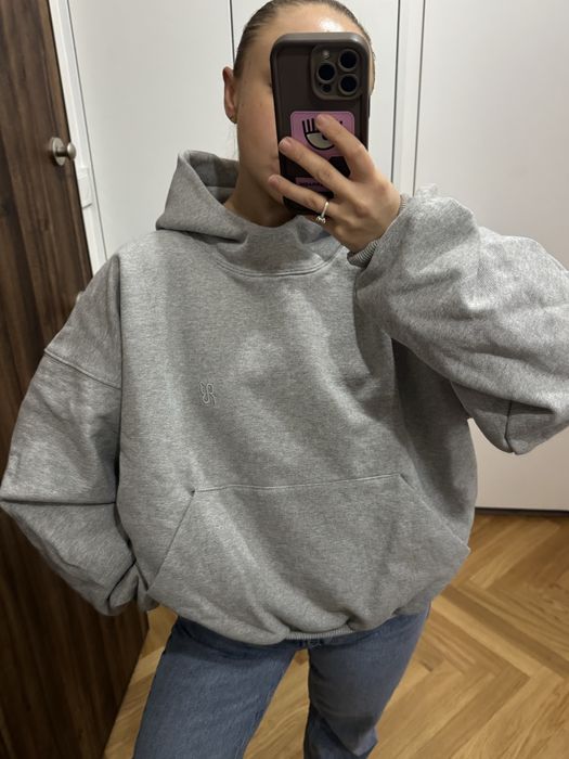 Bluza szara biggie hoodie relab