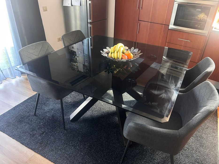 Mesa jantar quadrada 1,5x1,5m