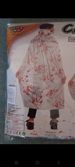 Capa assustadora halloween