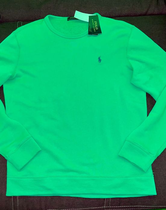 Кофта Polo Ralph Lauren оригинал, зеленый цвет