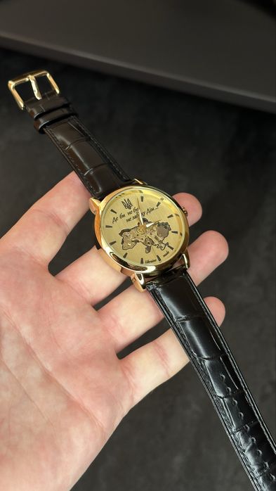 Наручний механічний годинник Patriot 022 Gold Mechanic Де би не був не забуду Дім