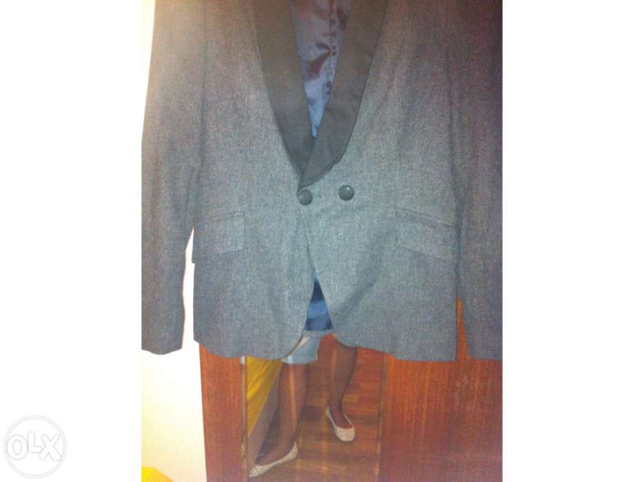 Blazer antracite com preto tam M Zara quase novo