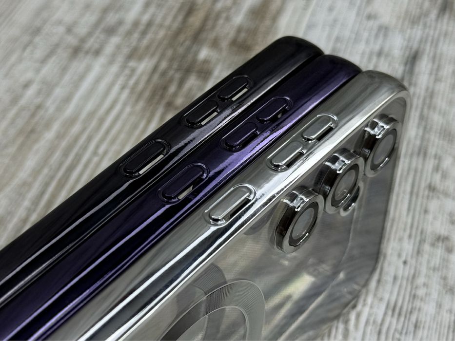 Чехол Chrome MagSafe на Samsung S24 FE/ S23 FE. Защита камер. Чохол