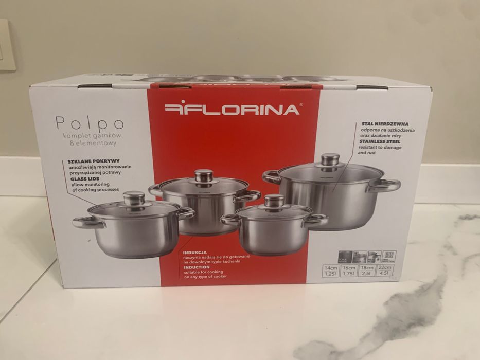 Набір посуду з термометром на кришці