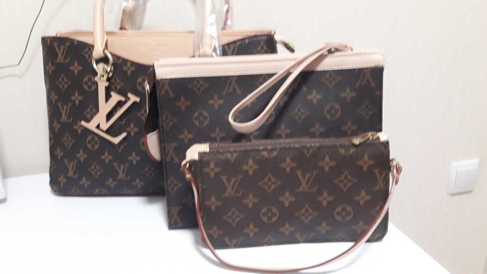 Клатч и кошелек в стиле luis Vuitton