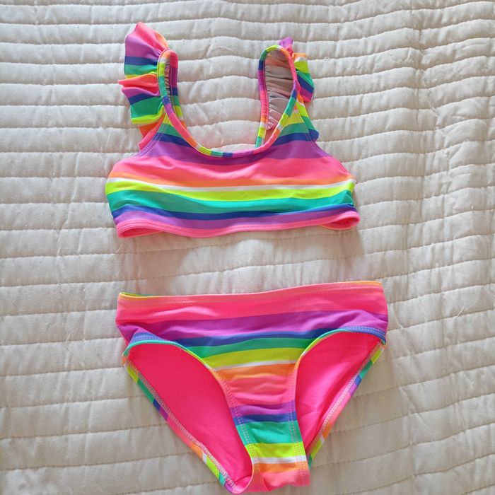 Dwuczęściowy strój kąpielowy dla dziewczynki 5 lat