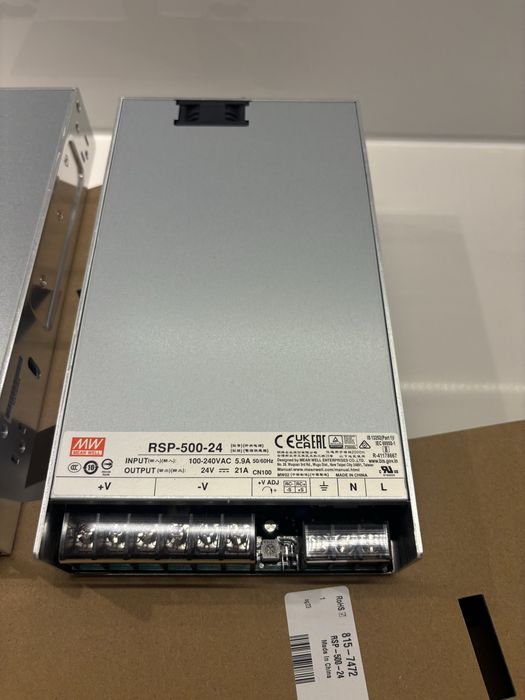 Zasilacz MW Mean Well 24 V/DC 21 A 504 W