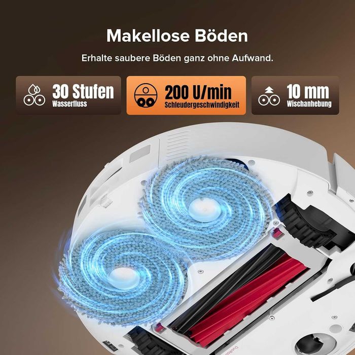 Roborock Qrevo Master robot odkurzający z funkcją wycierania i wysuwanym mopem, konstrukcja FlexiArm HyperForce